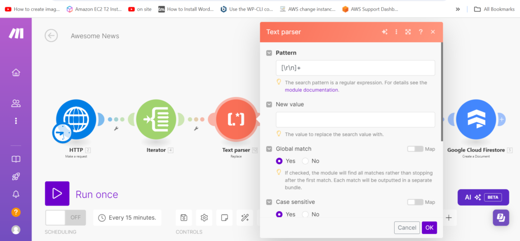 How to use make.com with CHAT GPT API For automate NEWS